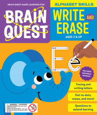 Title: Brain Quest Write and Erase: Alphabet Skills, Author: Workman Publishing
