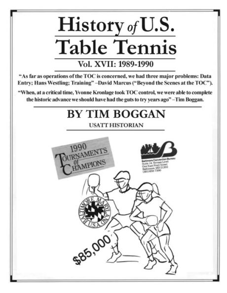 History of U.S. Table Tennis Volume