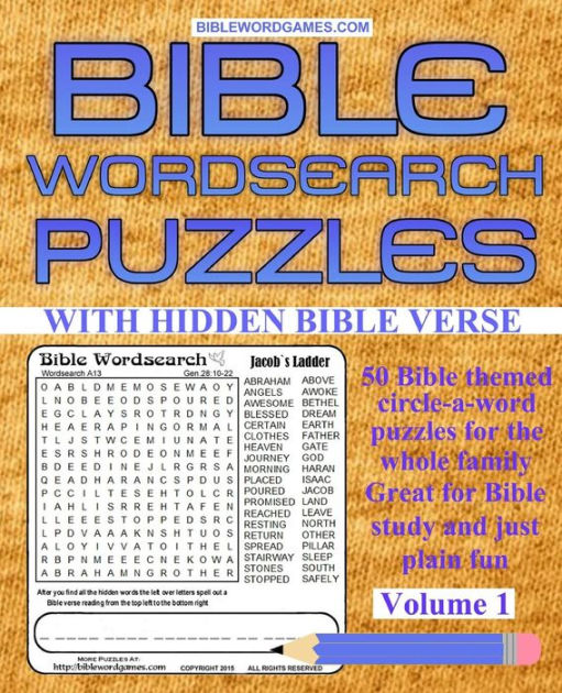 Bible Word Search Puzzles Volume 1: 50 New Large Print Bible Themed ...