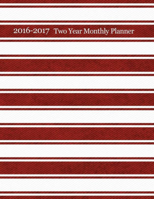 2 year monthly planner