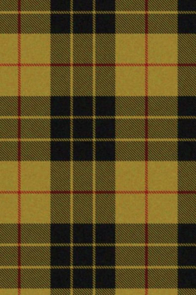 MacLeod Yellow Tartan Plaid Journal