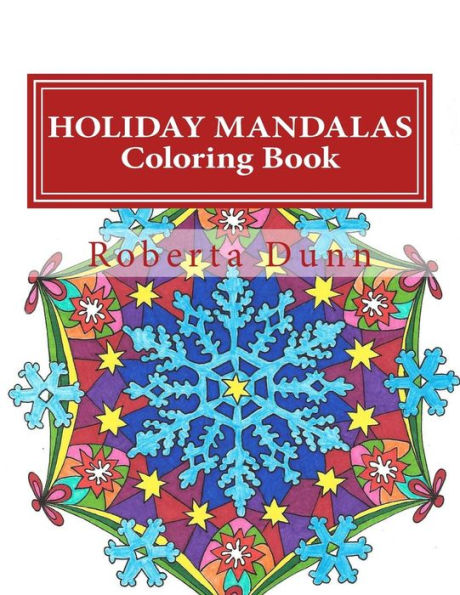 Holiday Mandalas Coloring Book