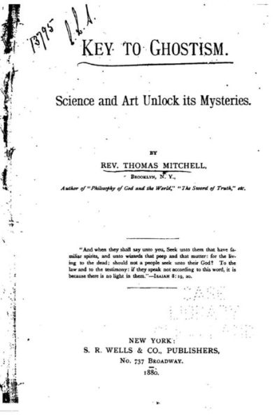 Key to Ghostism, Science and Art Unlock Its Mysteries