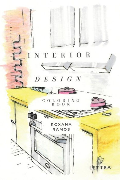 Interior Design Coloring Book