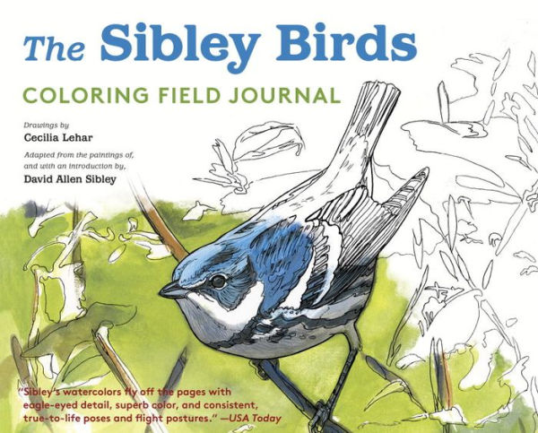 The Sibley Birds Coloring Field Journal