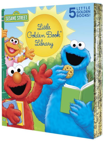 Sesame Street Little Golden Book Library 5 copy boxed set
