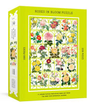 Roses in Bloom Puzzle: A 1000-Piece Jigsaw Puzzle Featuring Rare Art from the New York Botanical Garden : Jigsaw Puzzles for Adults