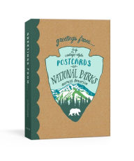 Title: Greetings From: 24 Vintage-Style Postcards of National Parks Across America, Author: Kathryn Hunter