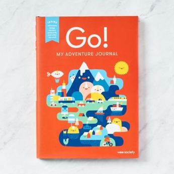 Go! (Red): A Kids' Interactive Travel Diary and Journal