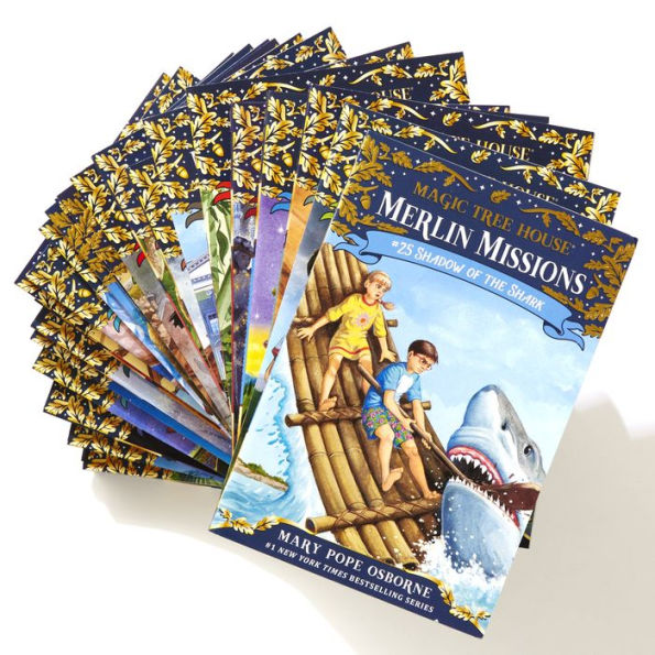 Magic Tree House Merlin Missions Books 1-25 Boxed Set by Mary Pope Osborne,  Paperback