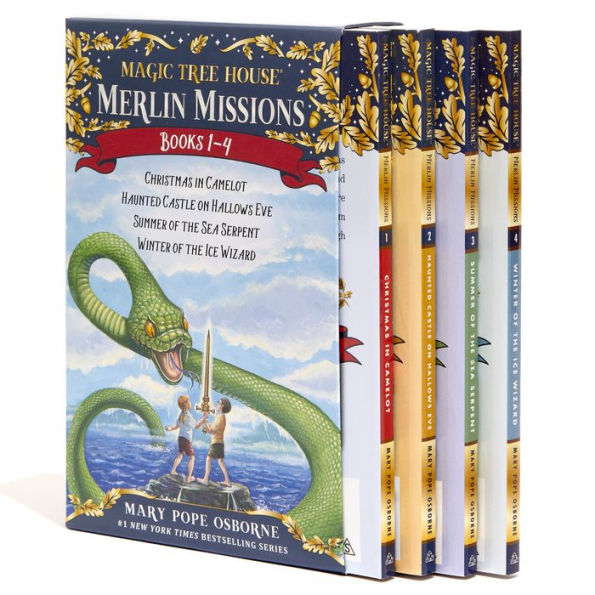 Magic Tree House Merlin Missions Books 1-4 Boxed Set