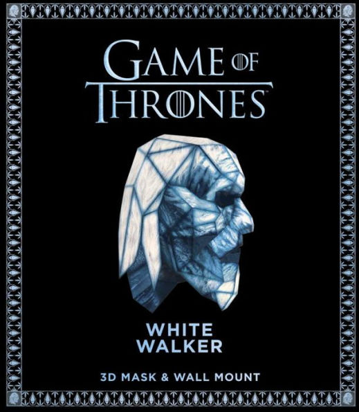 Game of Thrones Mask: White Walker (3D Mask & Wall Mount)