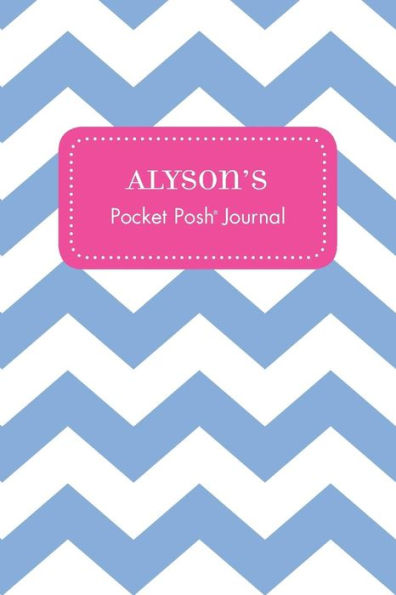 Alyson's Pocket Posh Journal, Chevron