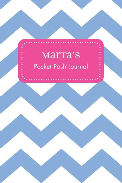 Marta's Pocket Posh Journal, Chevron