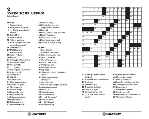 USA TODAY Crossword Super Challenge: 200 Puzzles