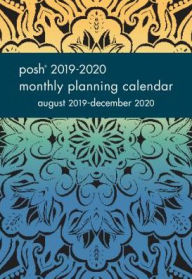 Android ebook free download Posh: Midnight Mandala 2019-2020 Monthly Pocket Planning Calendar 9781524853686