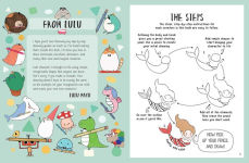 Alternative view 2 of How to Draw a Mermaid and Other Cute Creatures with Simple Shapes in 5 Steps