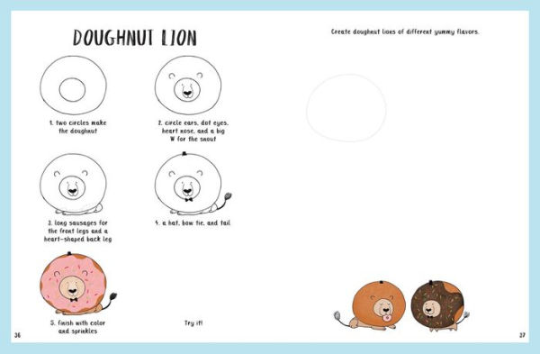 How to Draw a Mermaid and Other Cute Creatures with Simple Shapes in 5 Steps
