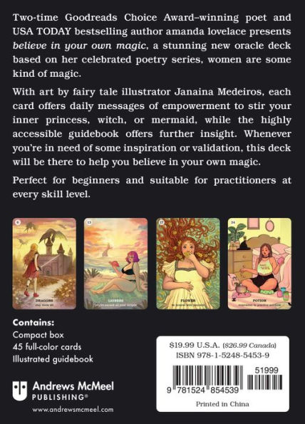 Believe in Your Own Magic: A 45-Card Oracle Deck and Guidebook