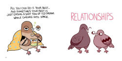 Alternative view 2 of Bird Brain: Comics About Mental Health, Starring Pigeons