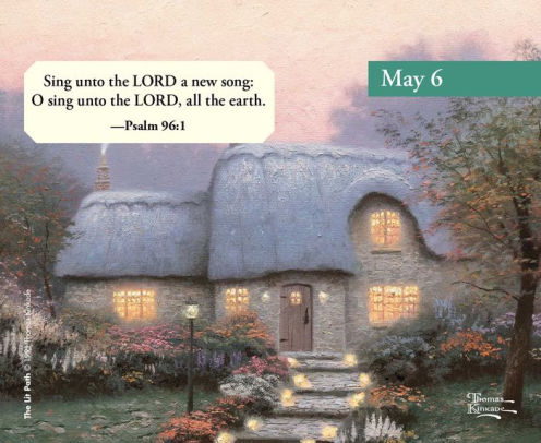 Thomas Kinkade Studios Perpetual Calendar with Scripture by Thomas