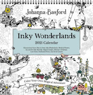 Ebook free pdf download Johanna Basford 2021 Coloring Wall Calendar: Inky Wonderlands by Johanna Basford English version DJVU iBook CHM