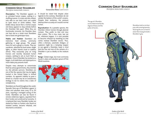 Zombies of the World: A Field Guide to the Undead