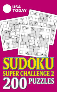 Downloading free books to amazon kindle USA TODAY Sudoku Super Challenge 2: 200 Puzzles ePub RTF in English 9781524860356 by USA TODAY