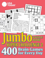 Ebooks free download USA TODAY Jumbo Puzzle Book Super Challenge 2: 400 Brain Games for Every Day