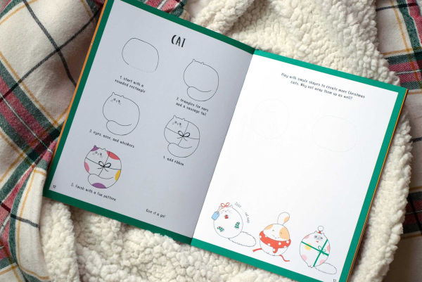 How to Draw a Reindeer and Other Christmas Creatures with Simple Shapes in 5 Ste