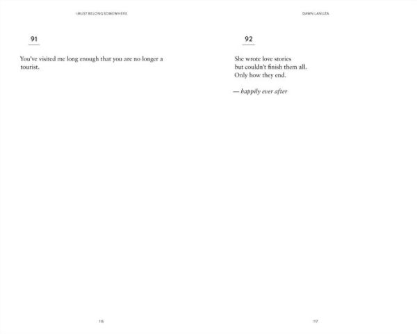 I Must Belong Somewhere: Poetry and Prose