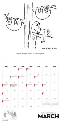 Cartoons From The New Yorker 2022 Wall Calendar By Conde Nast, Calendar (Wall Calendar) | Barnes & Noble®