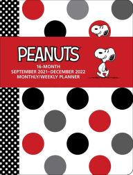 Peanuts 16-Month September 2021-December 2022 Monthly/Weekly Planner Calendar