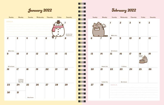 Pusheen 2022 Calendar 2022 Pusheen 16 Month Academic Planner By Claire Belton | Barnes & Noble®