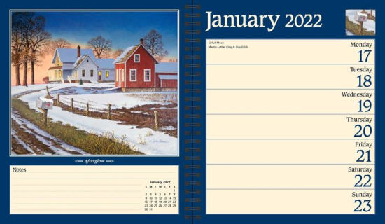 John Sloane's Country Seasons 2022 Monthly/Weekly Engagement Calendar