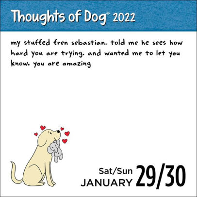 2022 Thoughts of Dog Day-to-Day Calendar by Matt Nelson | Barnes & Noble®