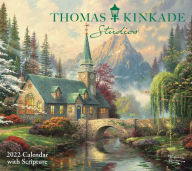 Electronic books free to download Thomas Kinkade Studios 2022 Deluxe Wall Calendar with Scripture 9781524864255 by Thomas Kinkade in English