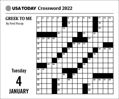 USA Today Crossword Puzzles 2022 Day-to-Day Calendar by USA TODAY
