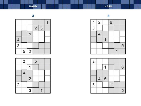 Pocket Posh Sixy Sudoku Hard: 200 6x6 Puzzles with a Twist
