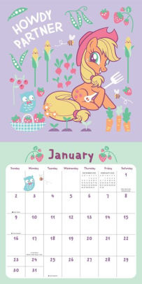 My Little Pony Friendship Is Magic 2022 Wall Calendar by Hasbro