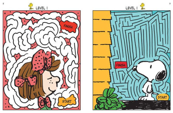 A-Maze-Ing Peanuts: 100 Mazes Featuring Charlie Brown and Friends