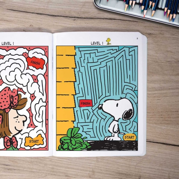 A-Maze-Ing Peanuts: 100 Mazes Featuring Charlie Brown and Friends