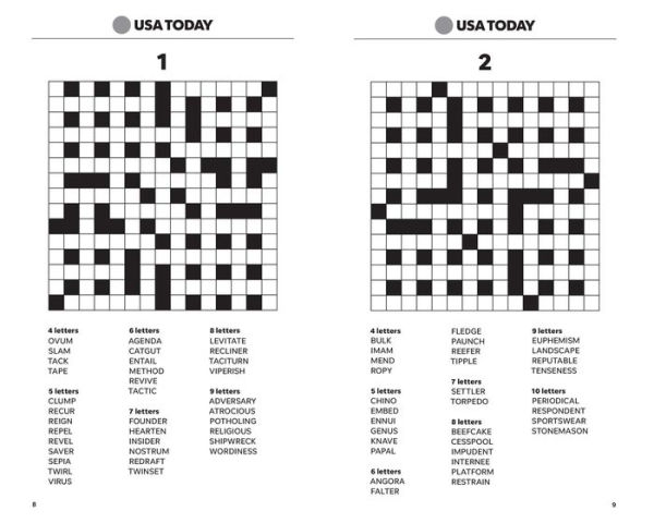 USA TODAY Word Fill-In Super Challenge: 200 Puzzles