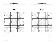 Alternative view 3 of USA TODAY Sudoku and Variants Super Challenge: 200 Puzzles