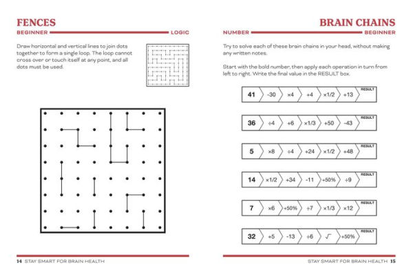 Stay Smart for Brain Health: 175 Quick Exercises and Puzzles to Keep Your Mind Sharp