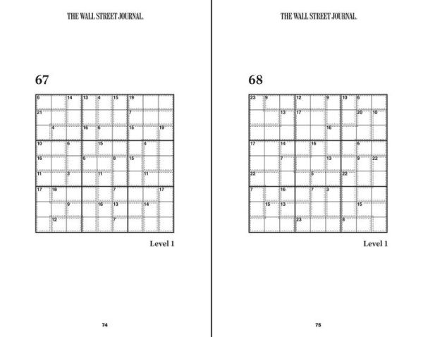 The Wall Street Journal Number Puzzle Book 1: 200 Puzzles