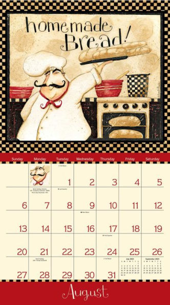 Home Is in the Kitchen 2023 Deluxe Wall Calendar by Dan DiPaolo
