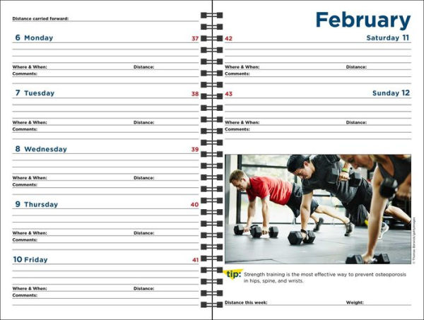 The Complete Runner's Day-by-Day Log 12-Month 2023 Planner Calendar by