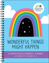 2022-23 Positively Present 16-Month 2021 Monthly/Weekly Planner Calendar