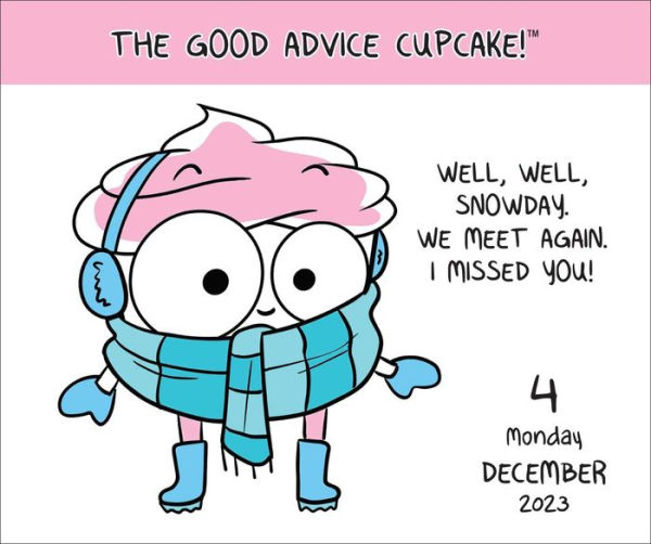 Barnes and Noble The Good Advice Cupcake 2023 DayToDay Calendar